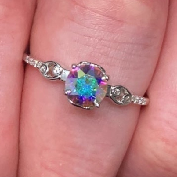 Fragrant Jewels Sterling Silver Cancer Zodiac Collectors Ring - Size 10 - Picture 5 of 10